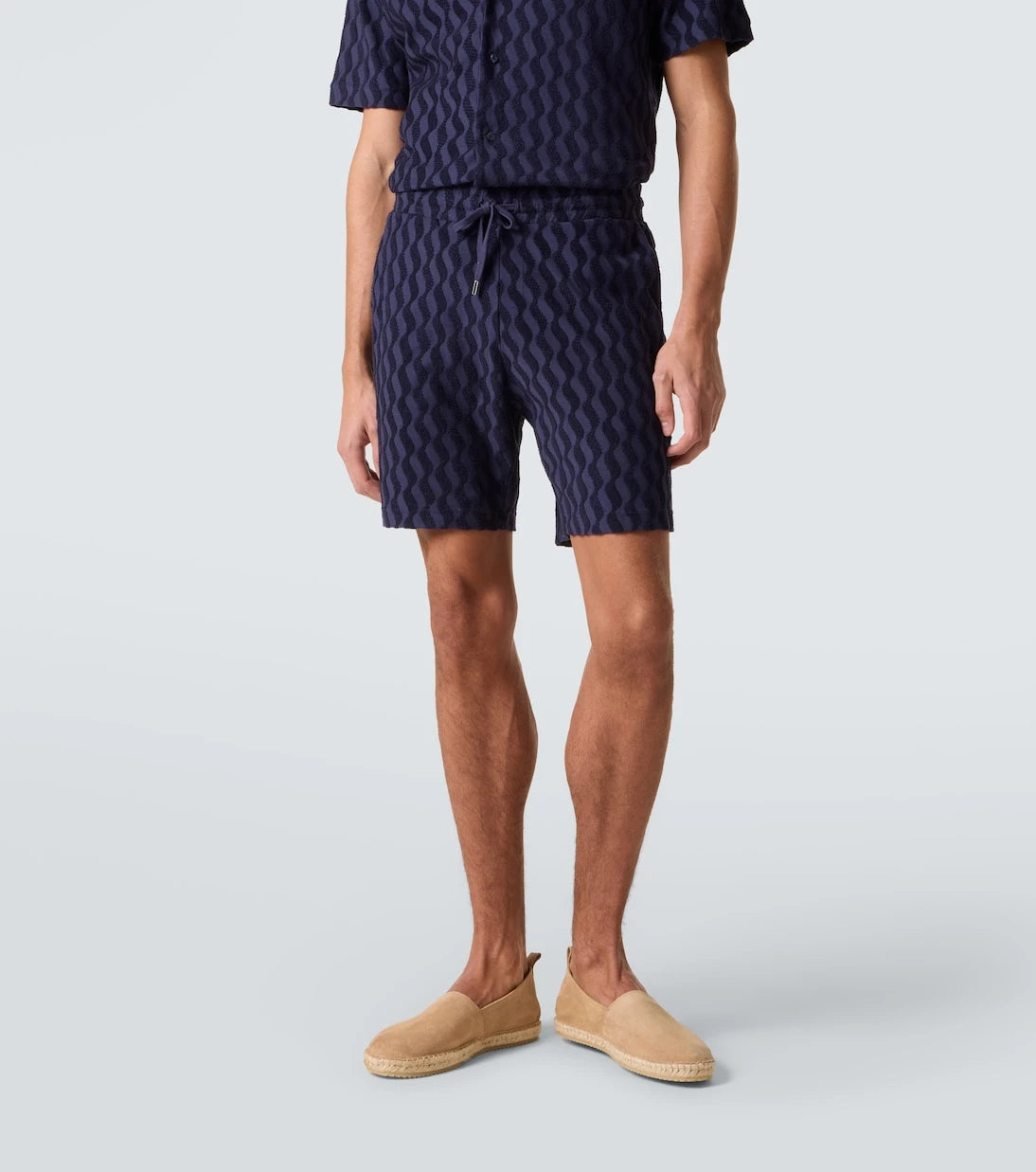 Frescobol Carioca - Augusto cotton-blend terry shorts