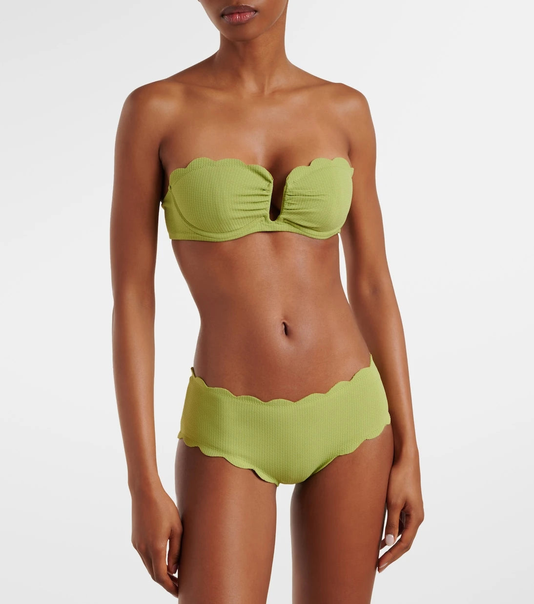 Marysia - Lisbon scalloped bikini top