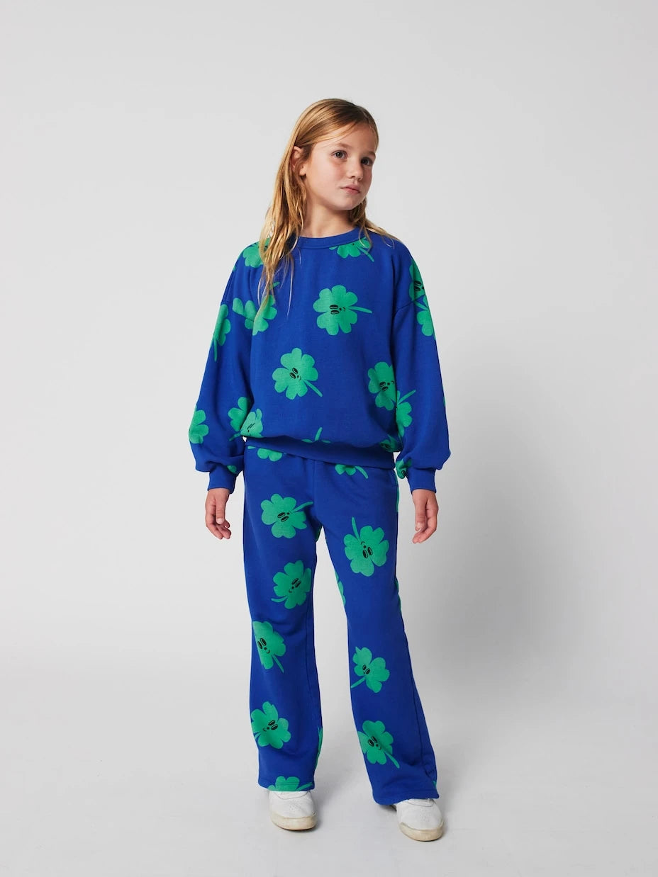 Bobo Choses - Lucky Clover cotton jersey sweatshirt