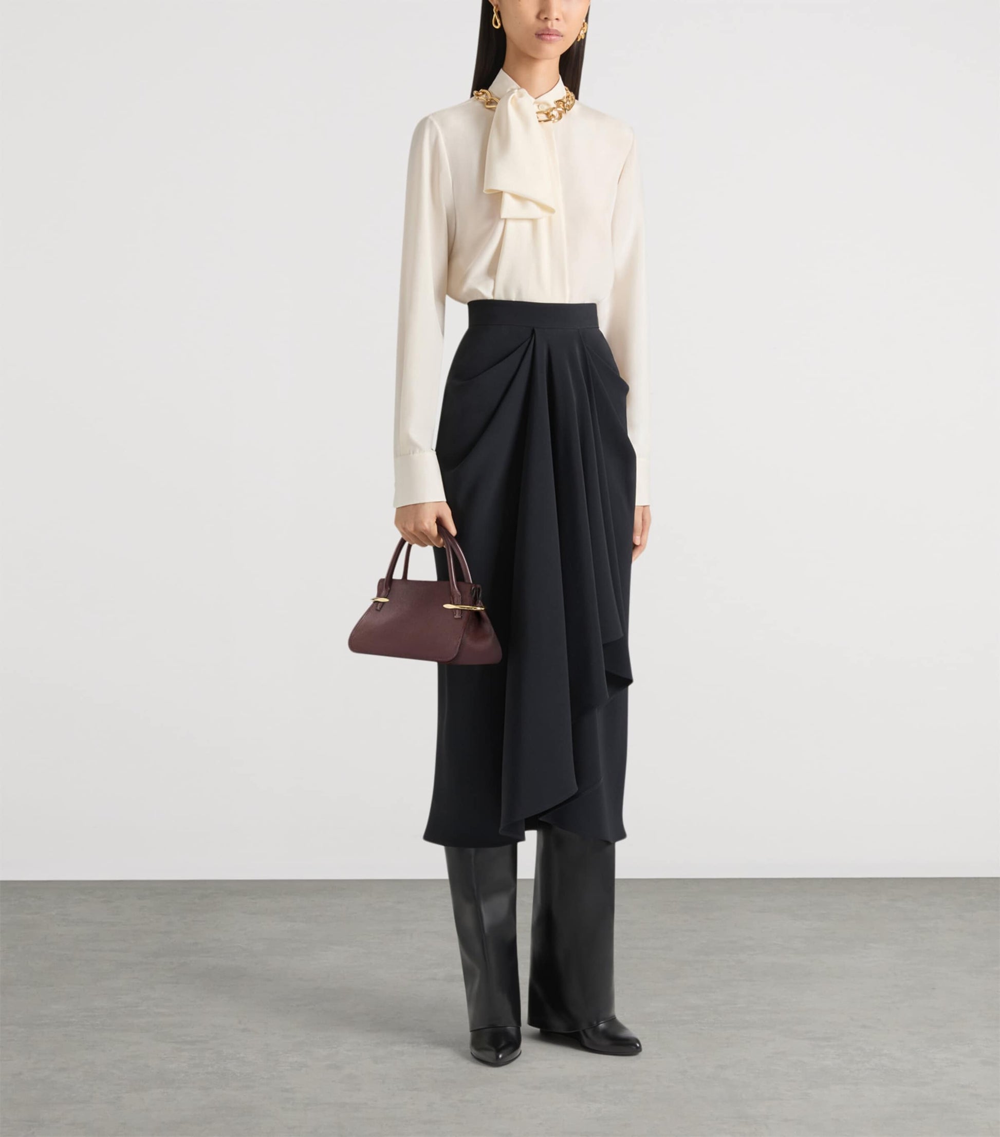 Givenchy Mini Leather Pinch Top-Handle Bag