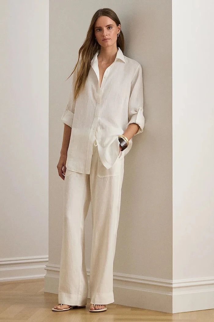 Ленена риза Lauren Ralph