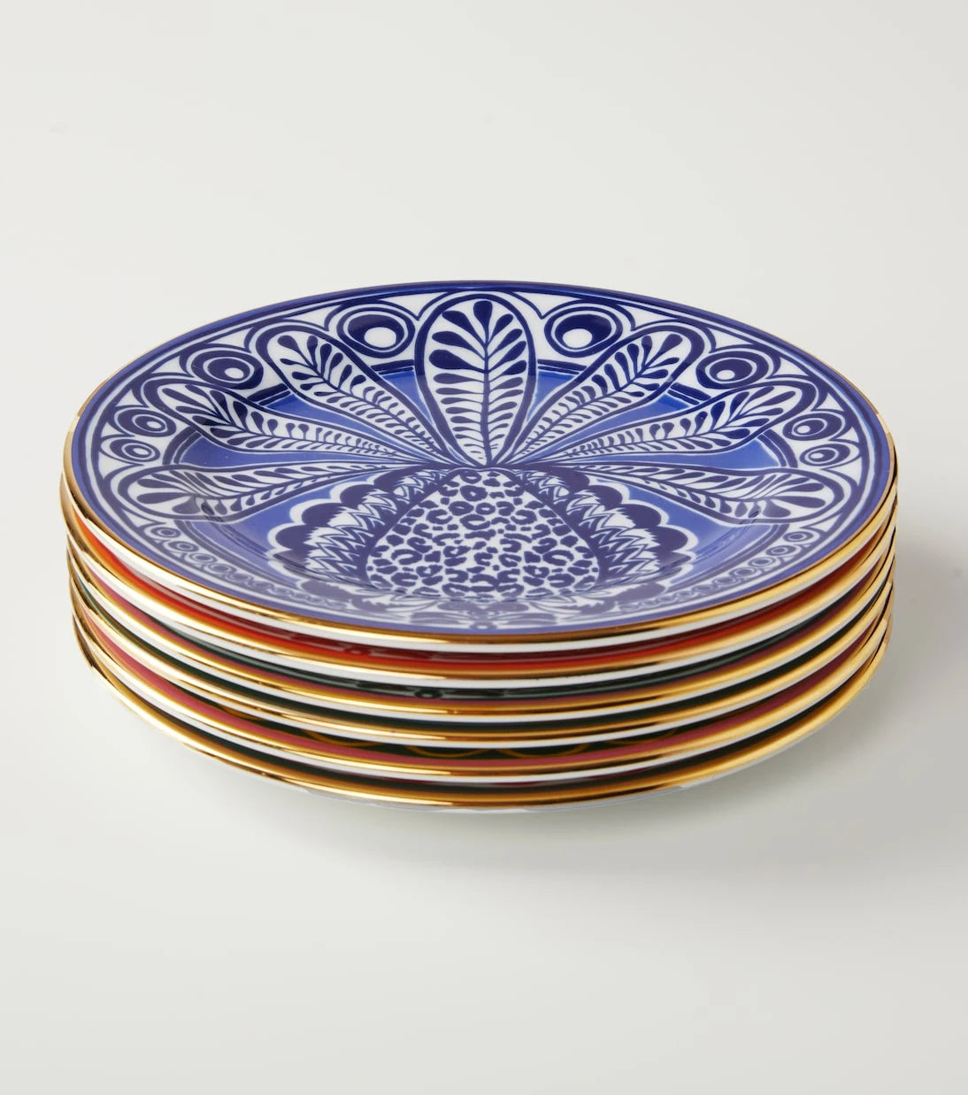 La DoubleJ - Pineapple set of 6 dessert plates