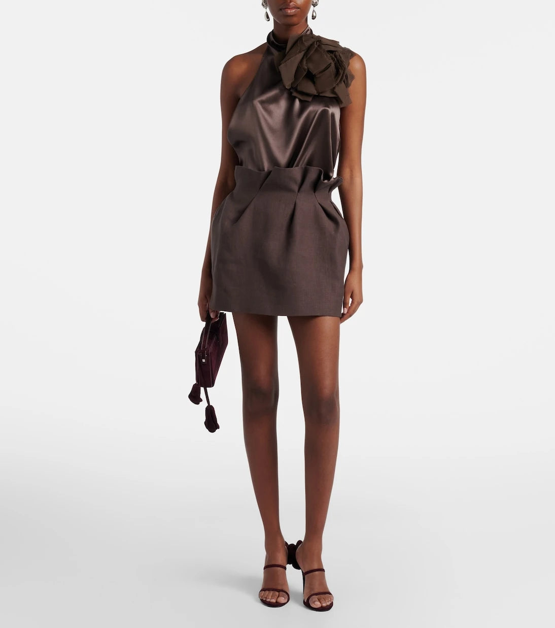 Magda Butrym - Linen miniskirt
