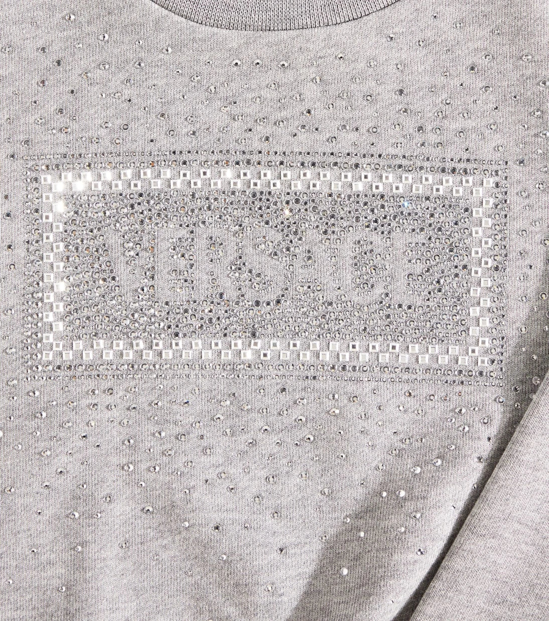 Versace Kids - Logo embellished cotton sweatshirt