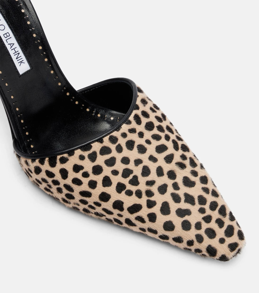 Manolo Blahnik - Gambis printed calf hair pumps