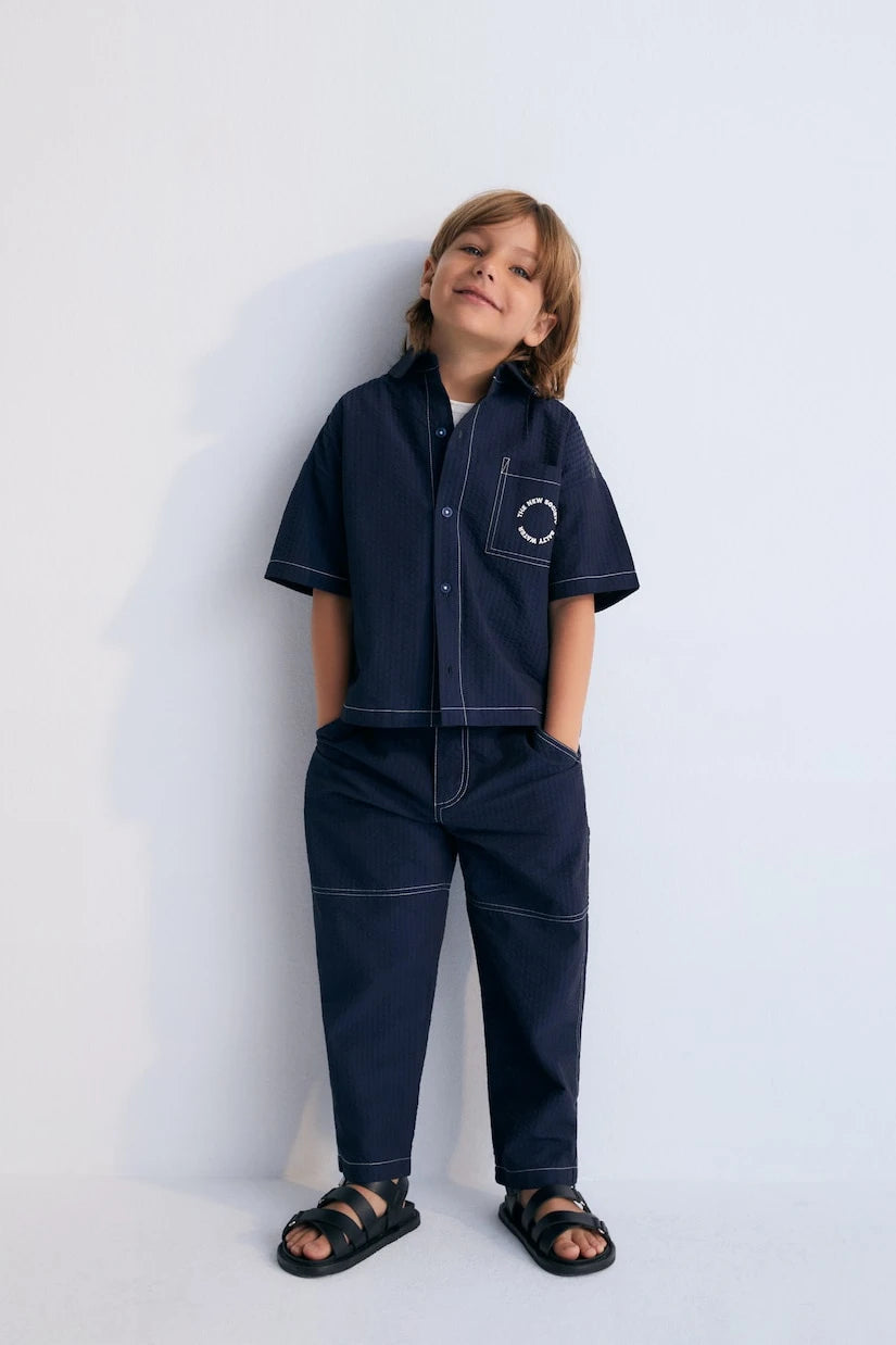 The New Society - Corinto cotton straight pants