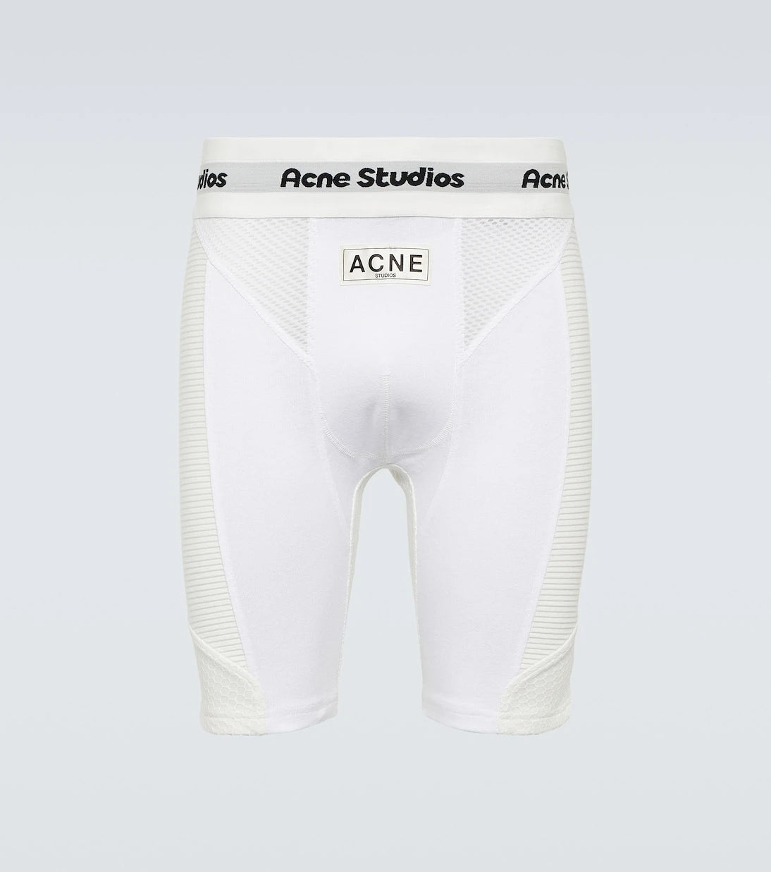 Acne Studios - شورت ركوب الدراجة بشعار العلامة التجارية