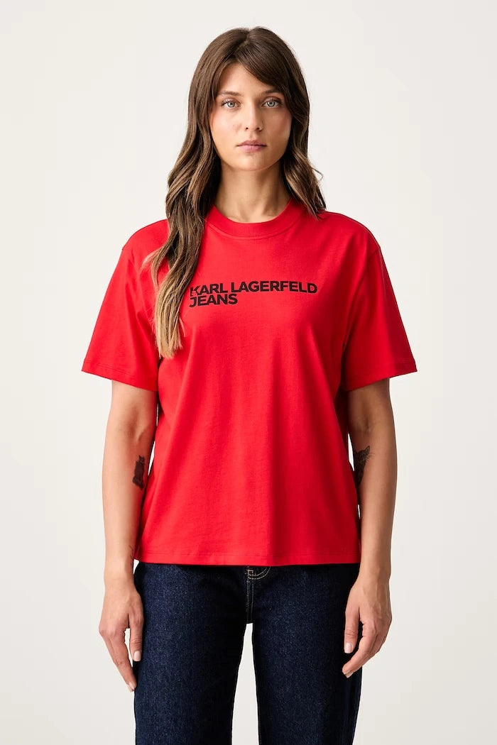 Karl Lagerfeld Jeans тениска дамска от памук
