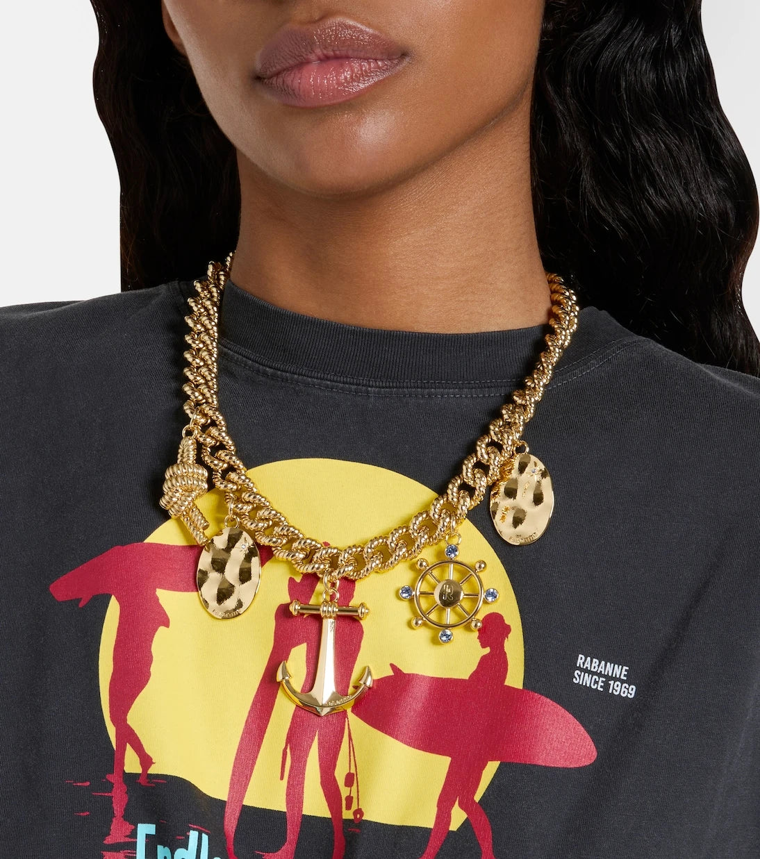 Rabanne - Charm necklace
