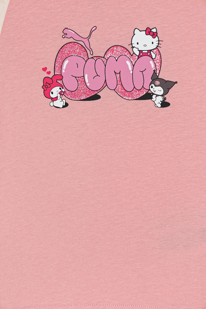 Puma PUMA X HELLO KITTY & FRIENDS Slim Tee Çocuk Pamuklu Tişört