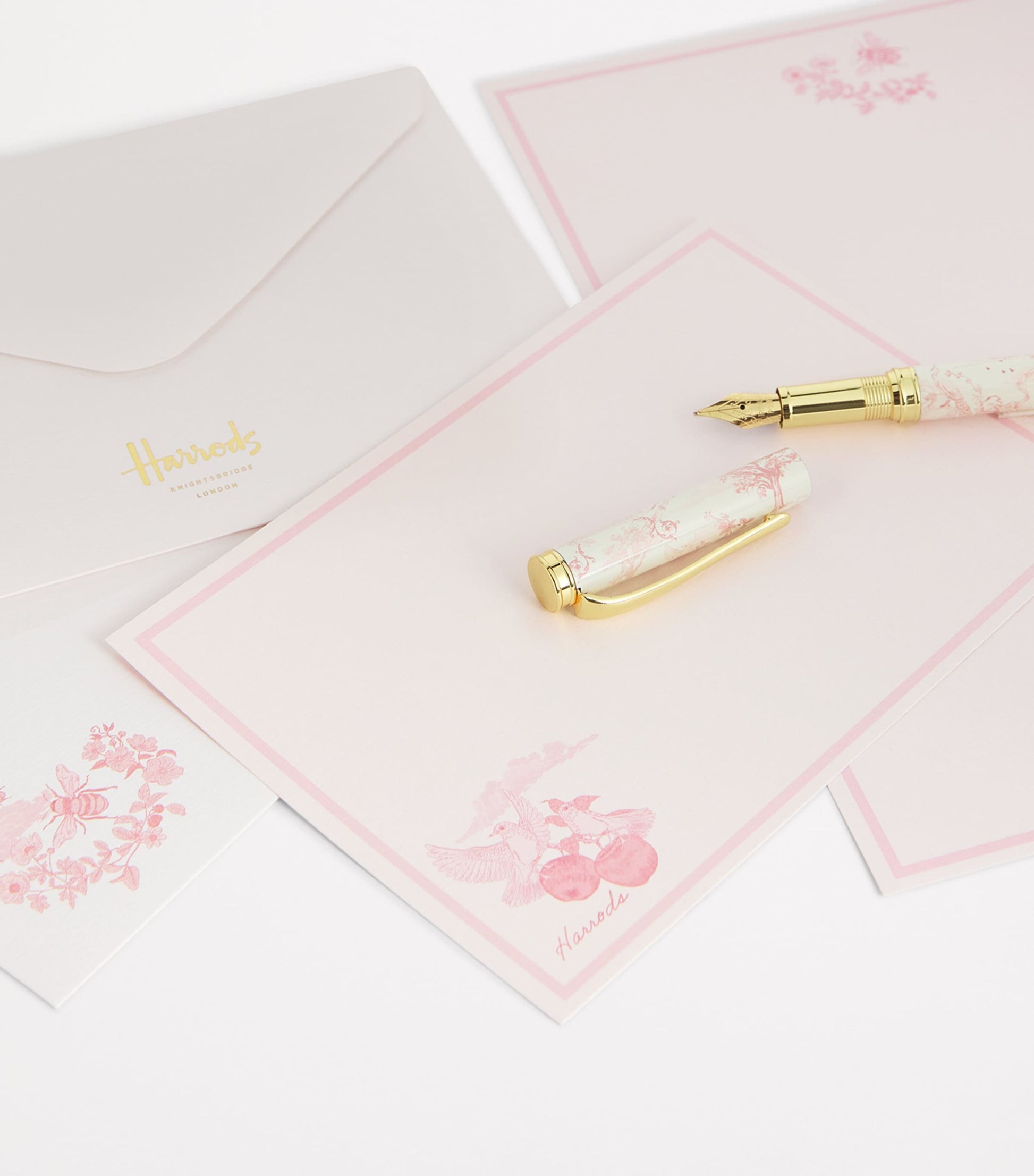 Harrods Toile Letter Writing Set
