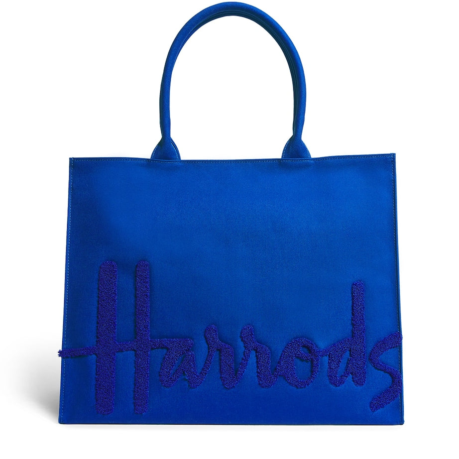 Large Cotton Logo Tote Bag