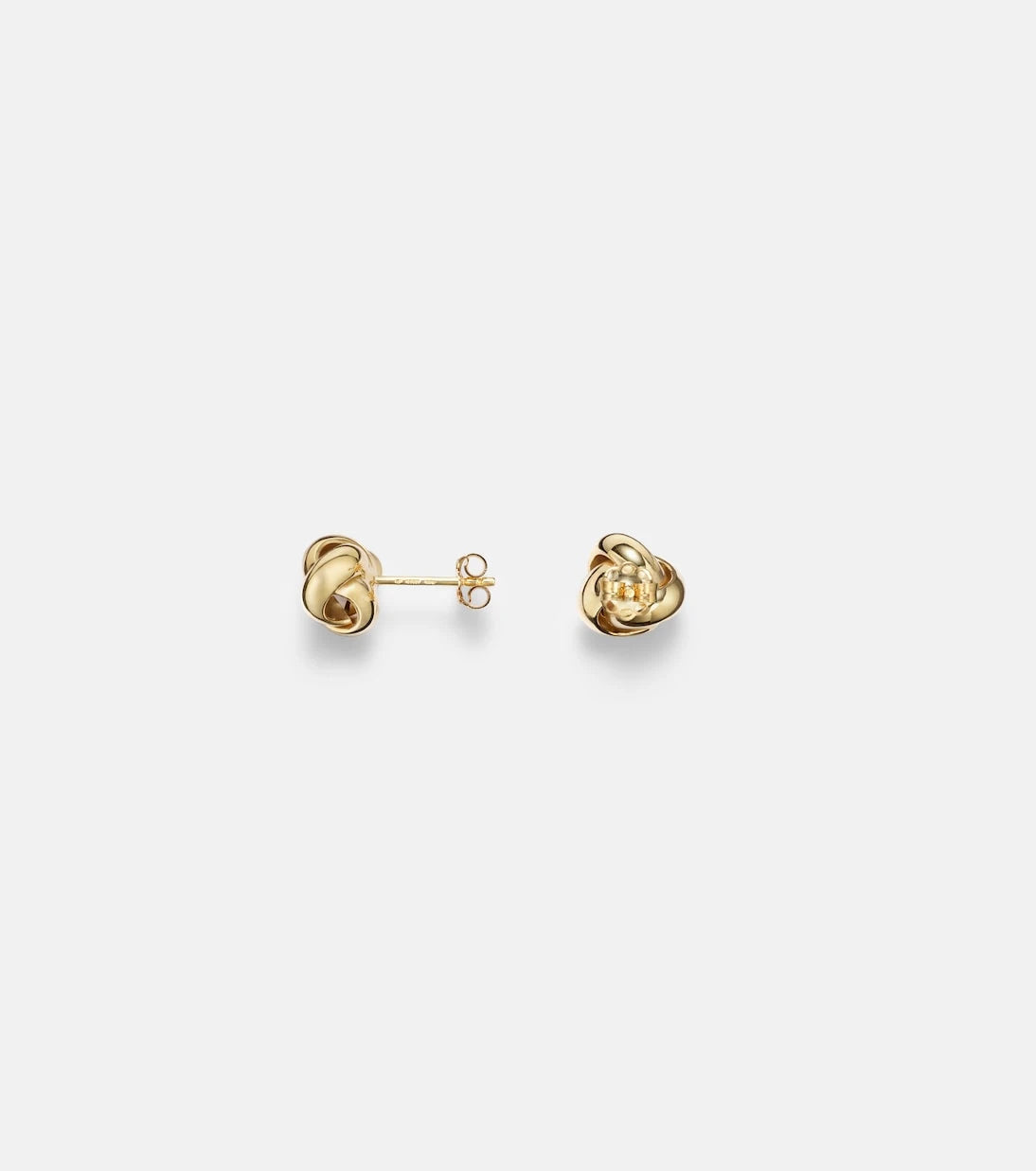 Stone and Strand - أقراط ذهب عيار 14 بتصميم العقدة المنتفخة
