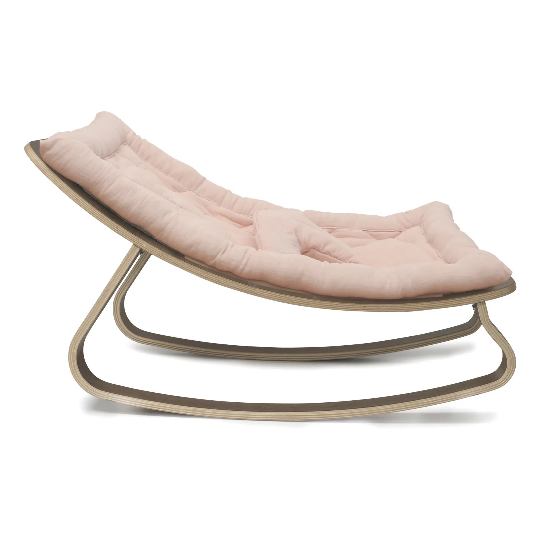 Charlie Crane - Levo Walnut Baby Bouncer | Nude