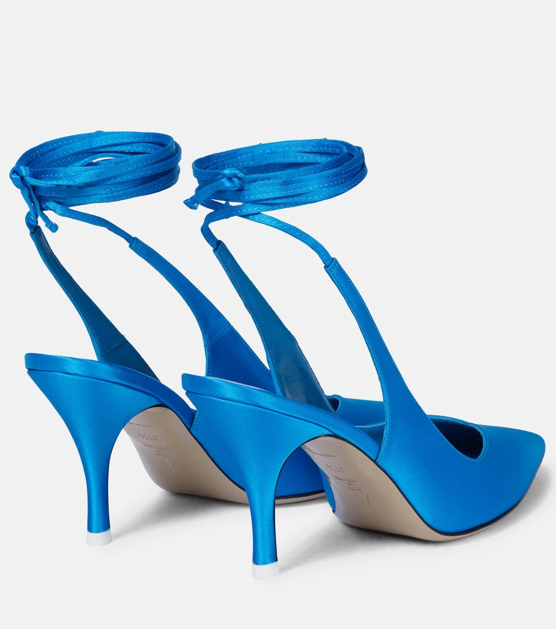 The Attico - Venus 85 satin pumps