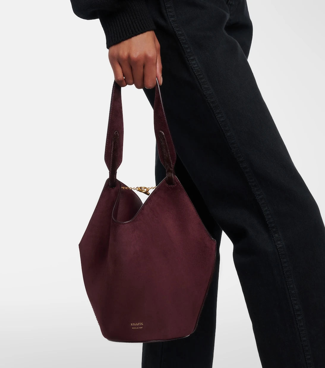 Khaite - Lotus Mini calf hair tote bag
