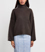 Wool Ingrid Rollneck Sweater Brown