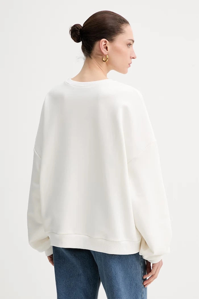 La Mania BRUX 3 Büyük Beden Kadın Pamuklu Sweatshirt