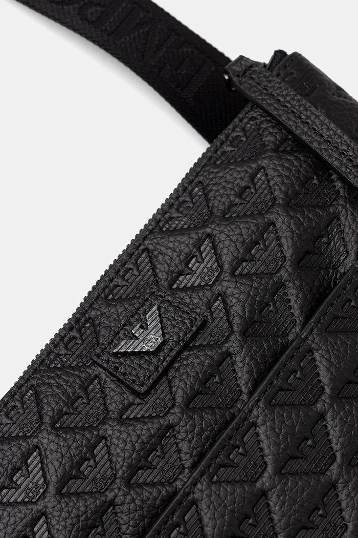 Emporio Armani erkek deri omuz çantası