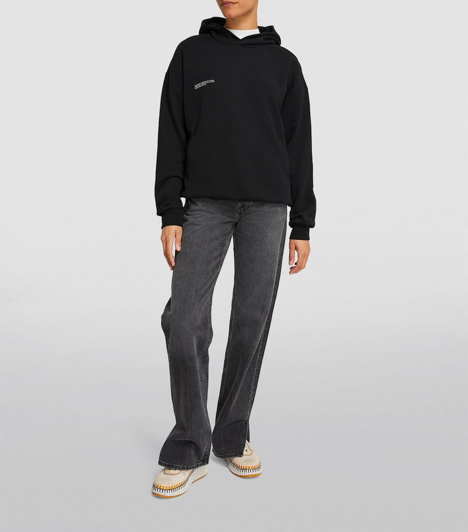 Black Organic Cotton 365 Hoodie