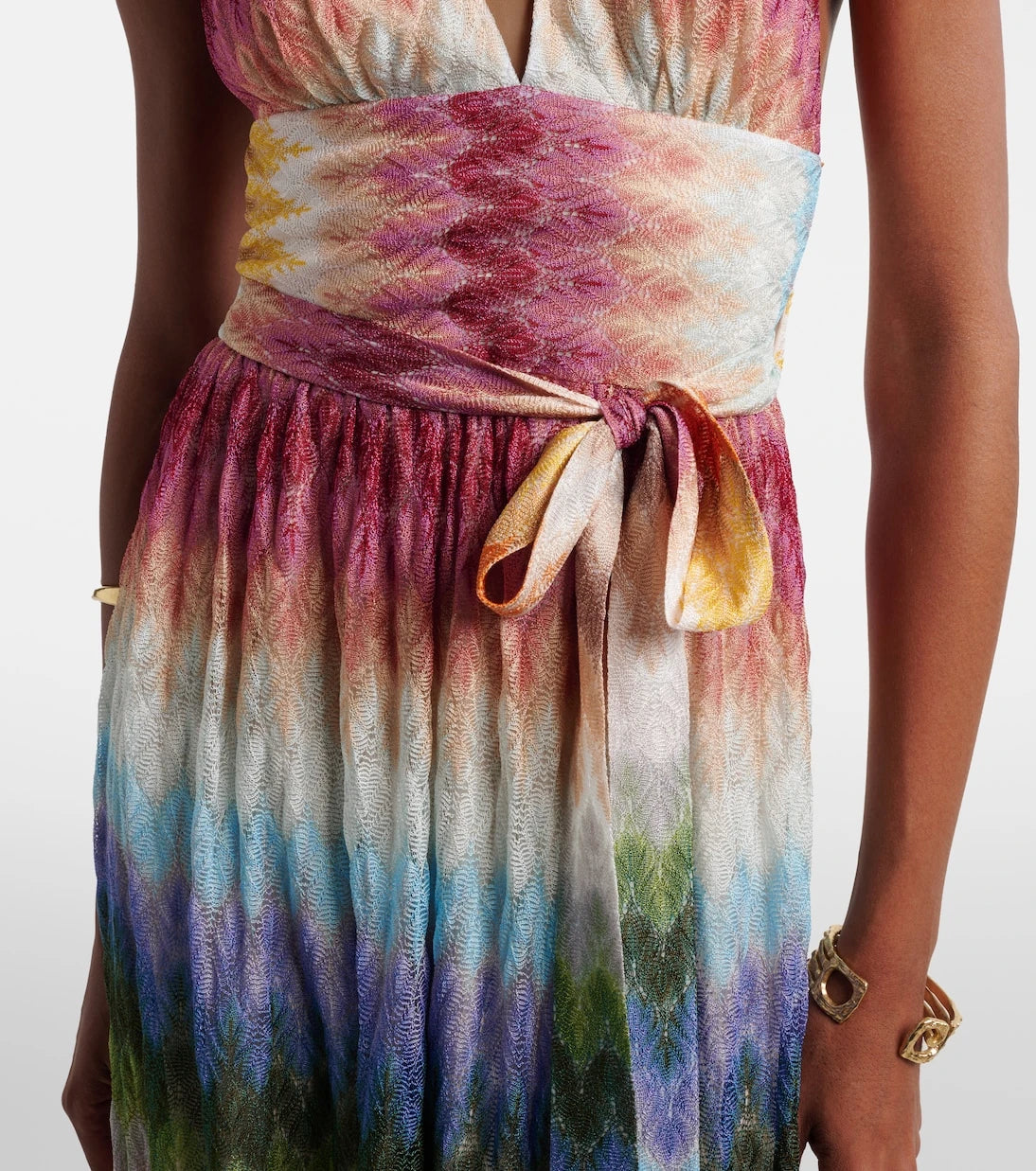 Missoni - Halterneck maxi dress
