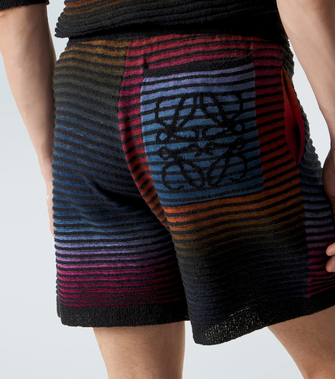 Loewe - Paula's Ibiza Anagram cotton-blend shorts