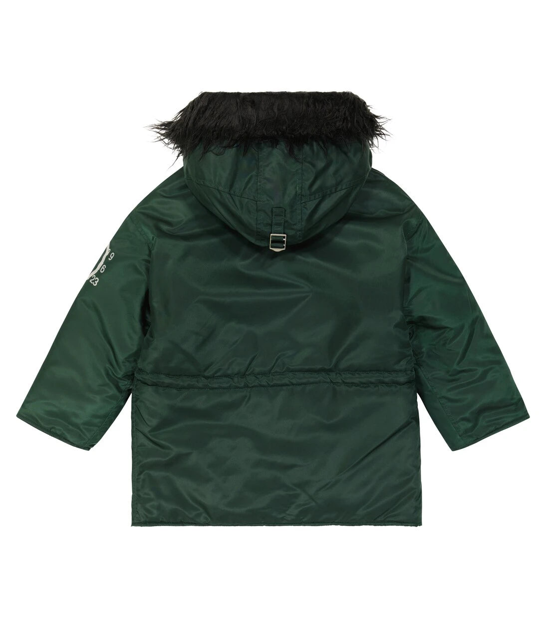 MM6 Maison Margiela Kids - باركا تويل بغطاء رأس