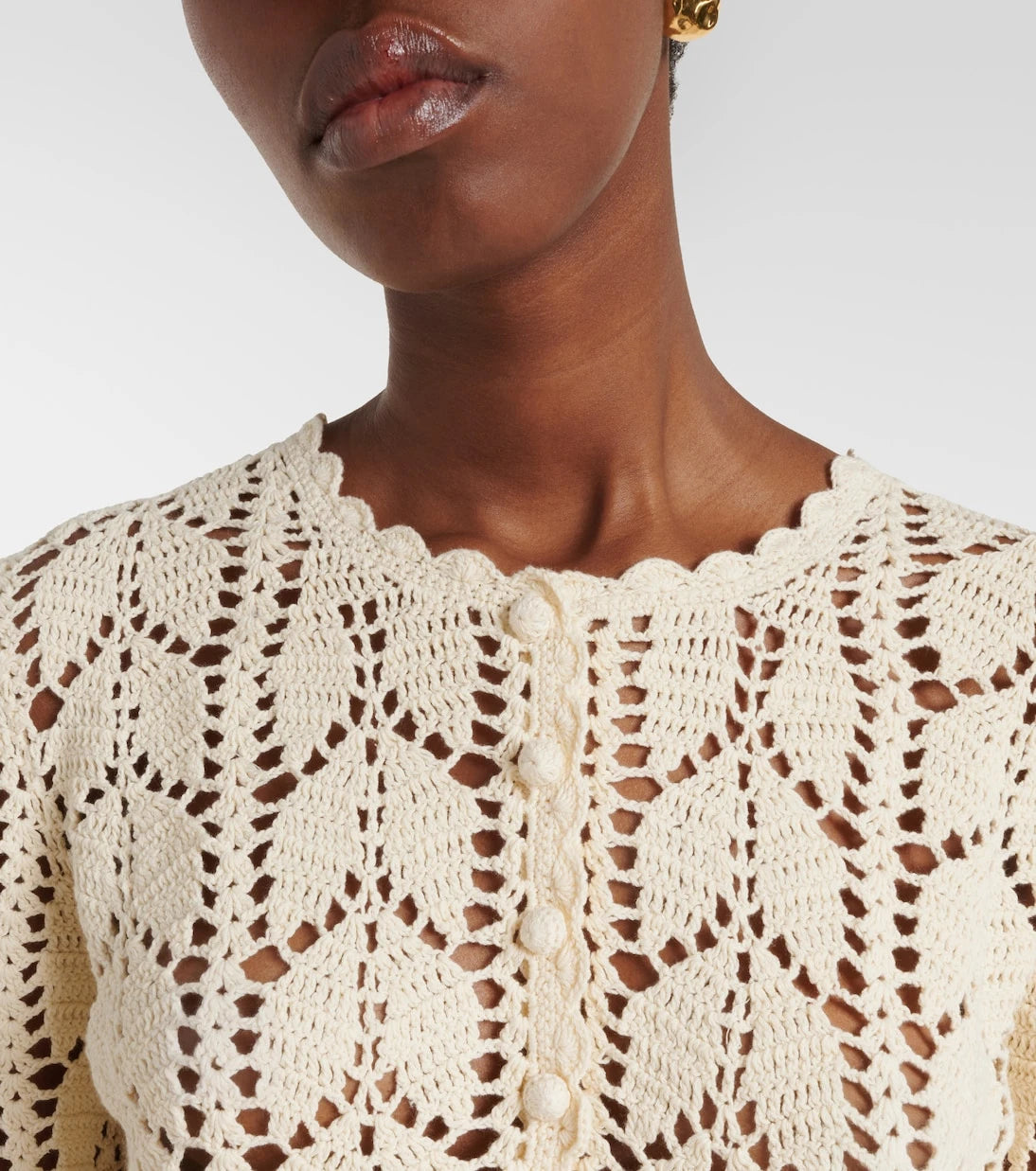 Zimmermann - Crochet cotton top