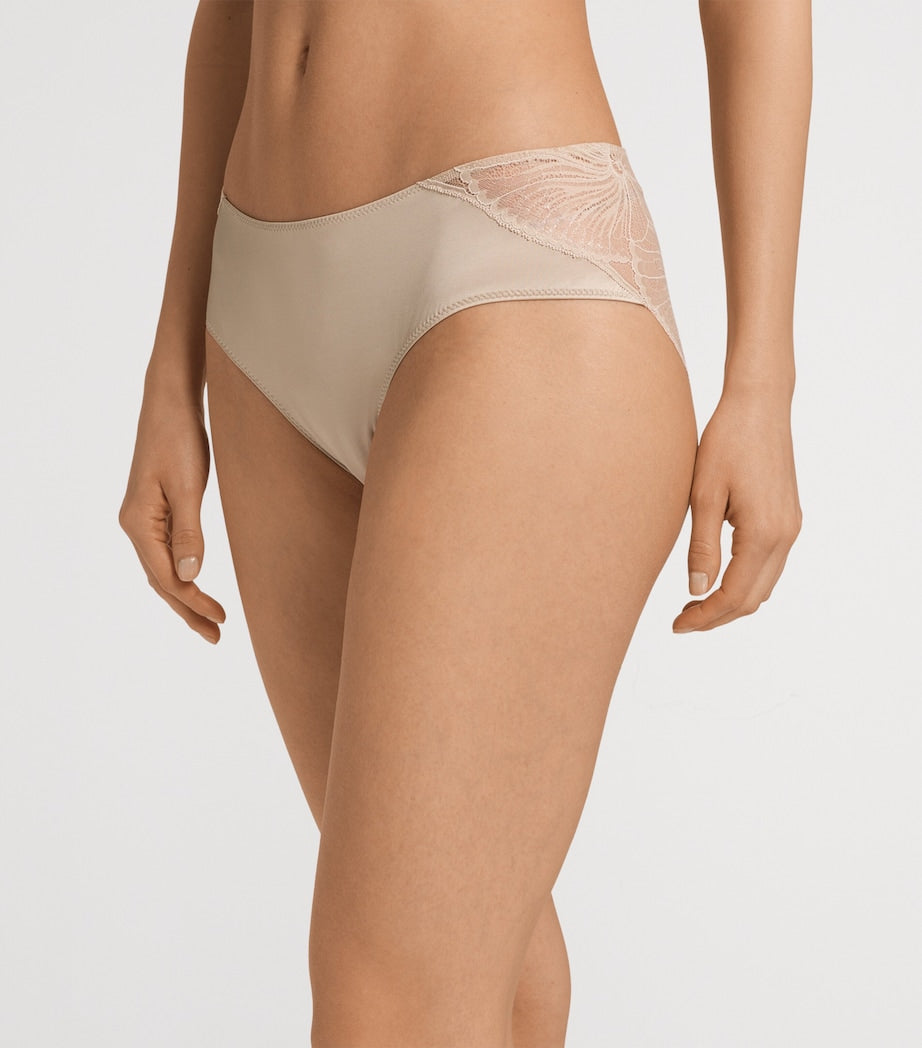 Hanro Lace-Trim Lilith Midi Briefs