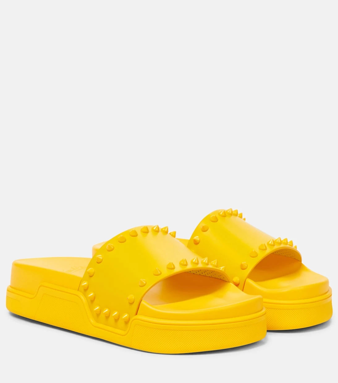 Christian Louboutin - Pool Stud embellished slides