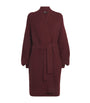 Burgundy Kid Cashmere Cardigan