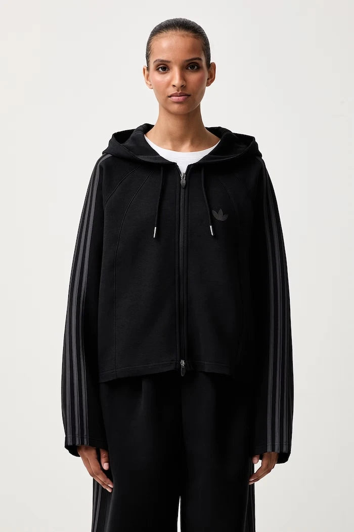 adidas Originals fermuarlı ve kapüşonlu kadın pamuklu SST 2.0 sweatshirt