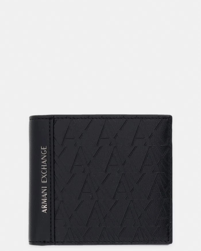 Armani Exchange портфейл мъжки от имитация на кожа