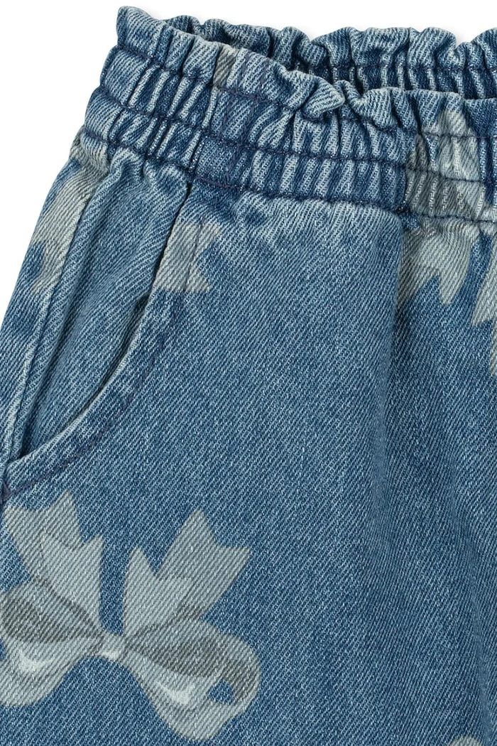 Konges Sløjd MAGOT FRILL PANTS GOTS Çocuk Jean Pantolon