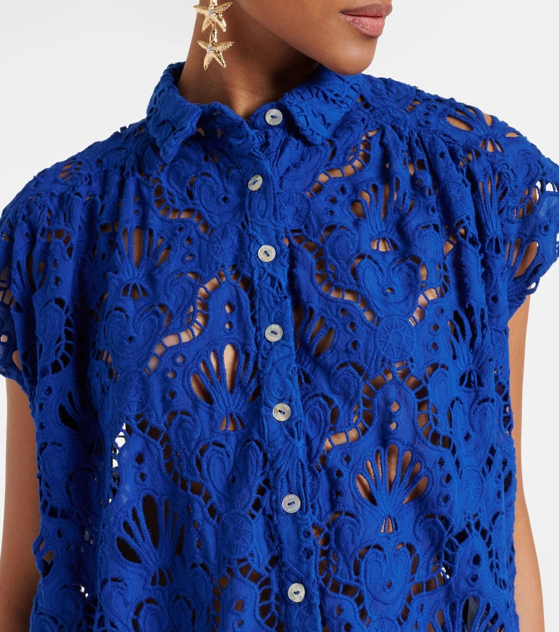 Farm Rio - Cotton lace shirt