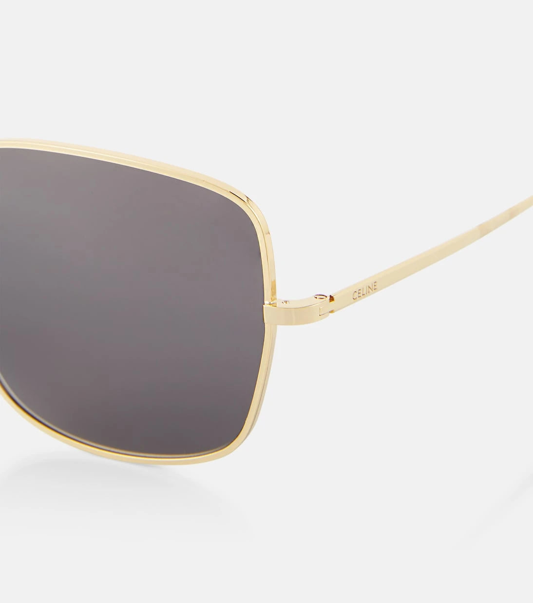 Celine Eyewear - Triomphe Rhinestone 01 oversized sunglasses
