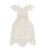 Tutu Du Monde Ivory Tulle Embellished Calliope Dress (12 Years)