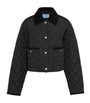 Prada Black Re-Nylon Cropped Jacket