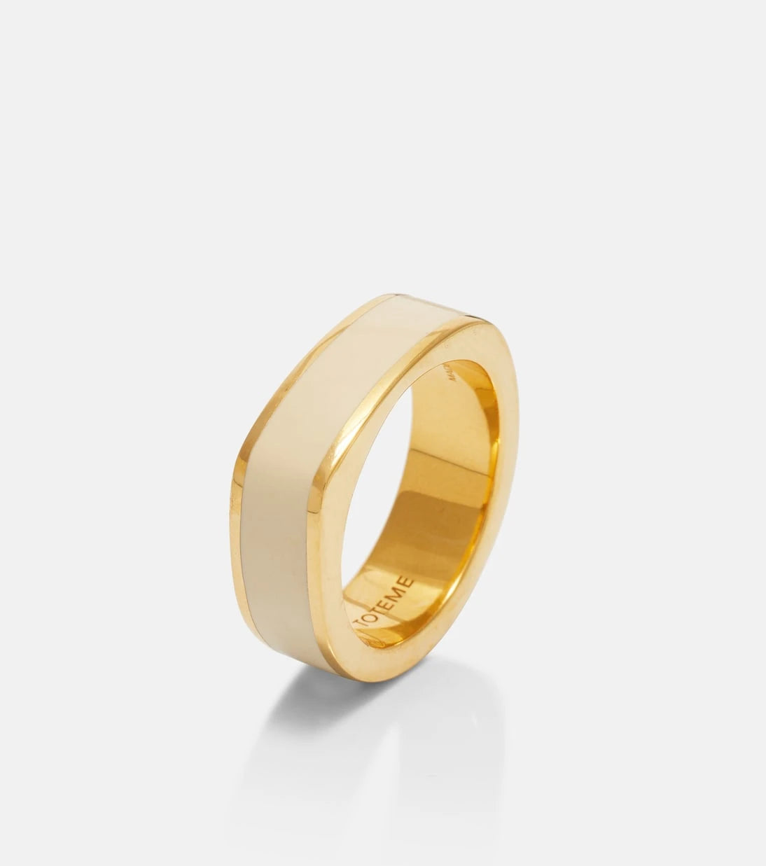 Toteme - Signature 18kt gold-plated ring