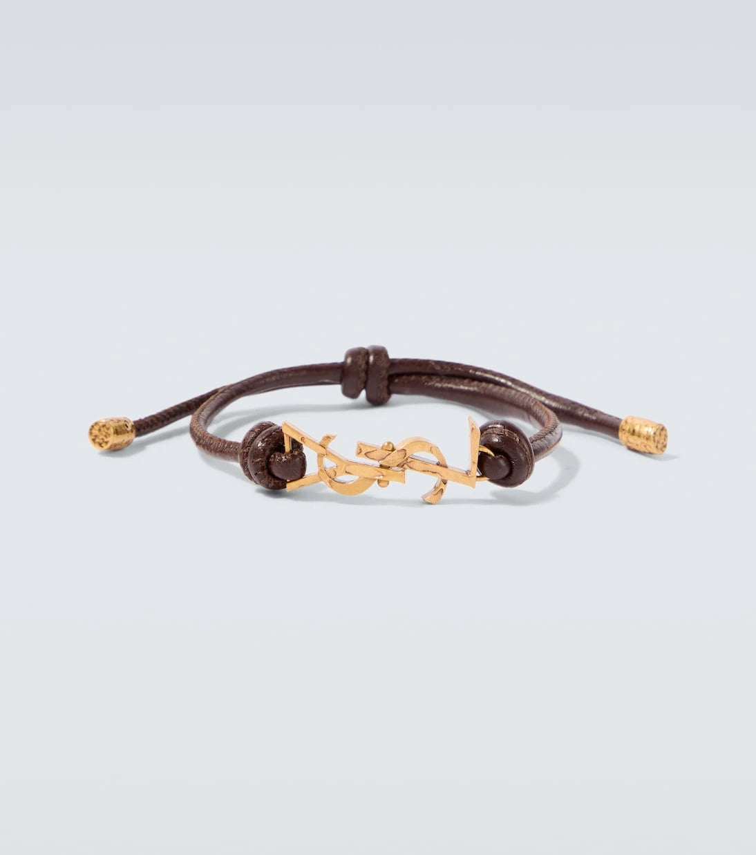Saint Laurent - Cassandre leather bracelet