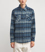 Blue Cashmere Tartan Overshirt