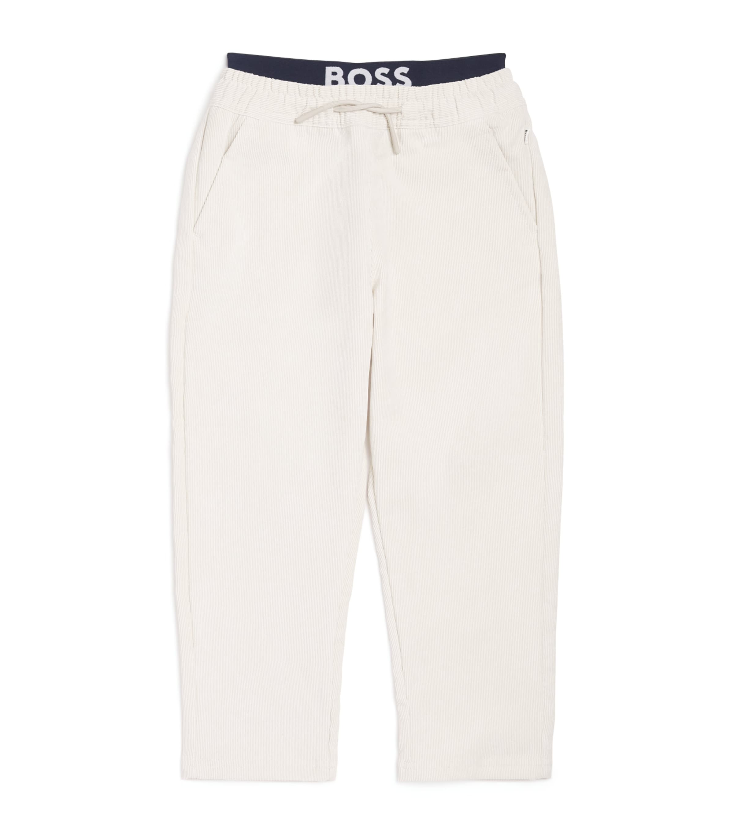 BOSS Kidswear Stetch Corduroy Logo Sweatpants (4-16 Years)
