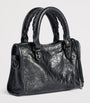 Balenciaga Black Nano Leather Le City Top-Handle Bag
