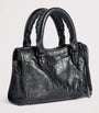 Balenciaga Black Nano Leather Le City Top-Handle Bag