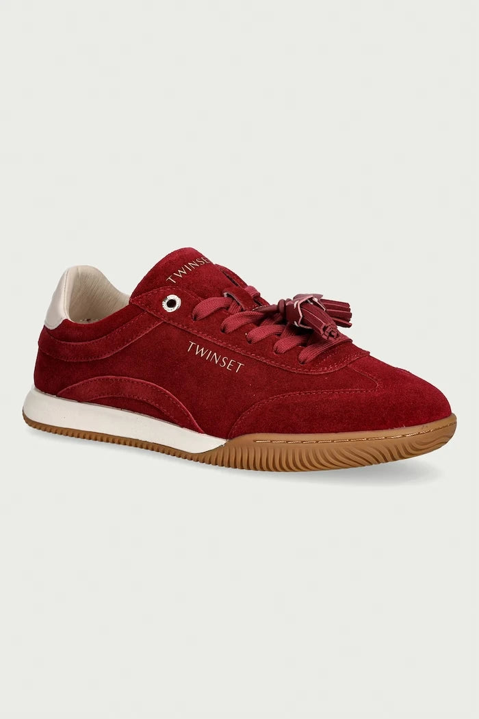 Twinset kadın süet spor ayakkabı