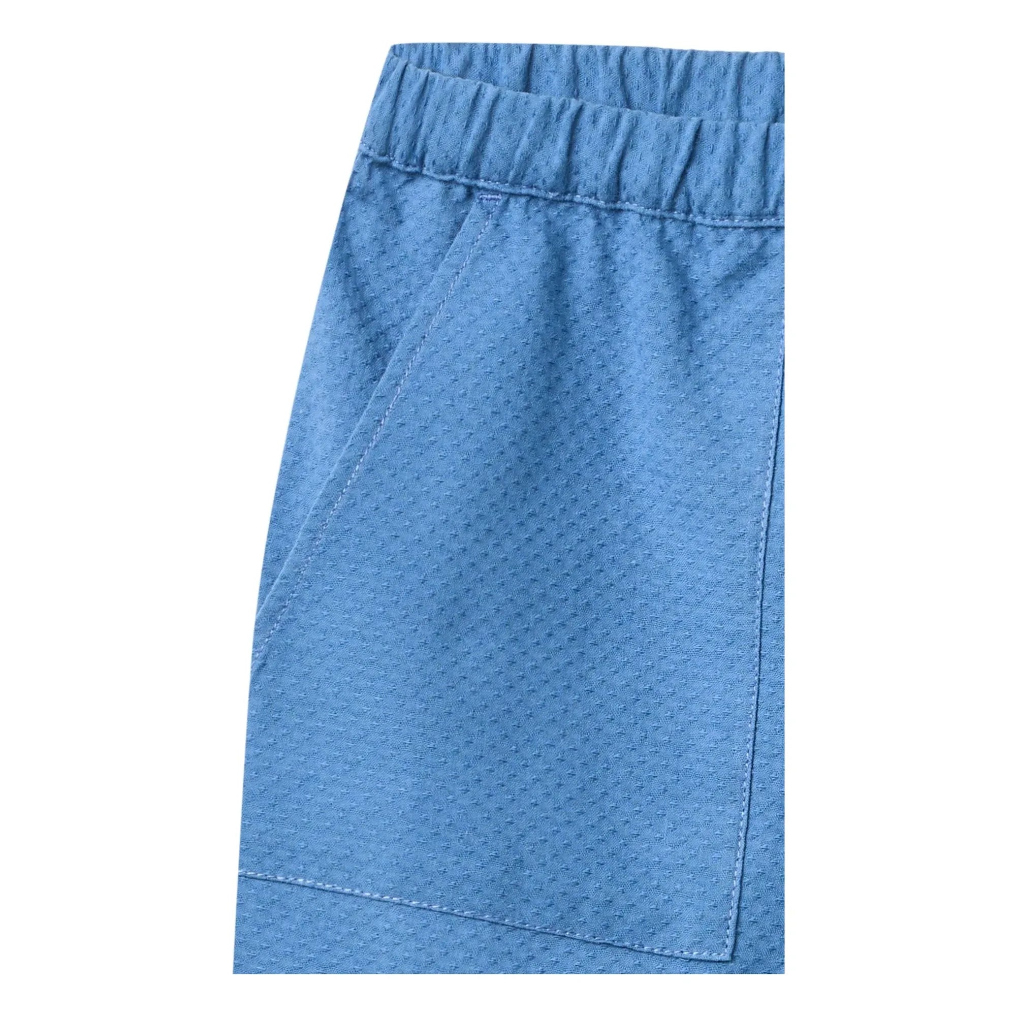 Copenhagen Colors - Organic Cotton Pockets Pants | Azure blue