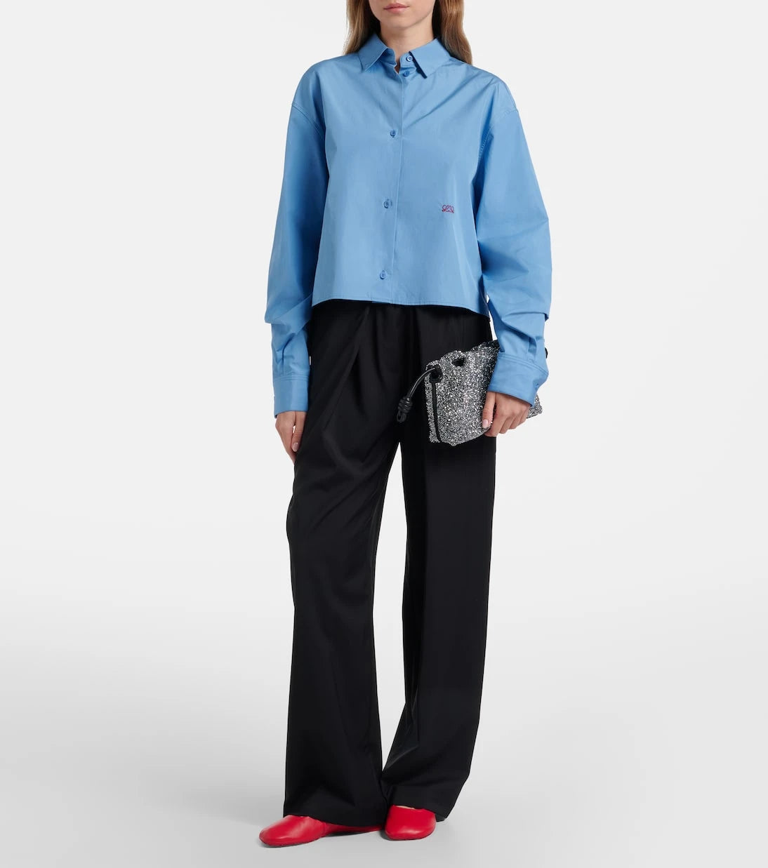 Loewe - Flamenco Mini beaded clutch