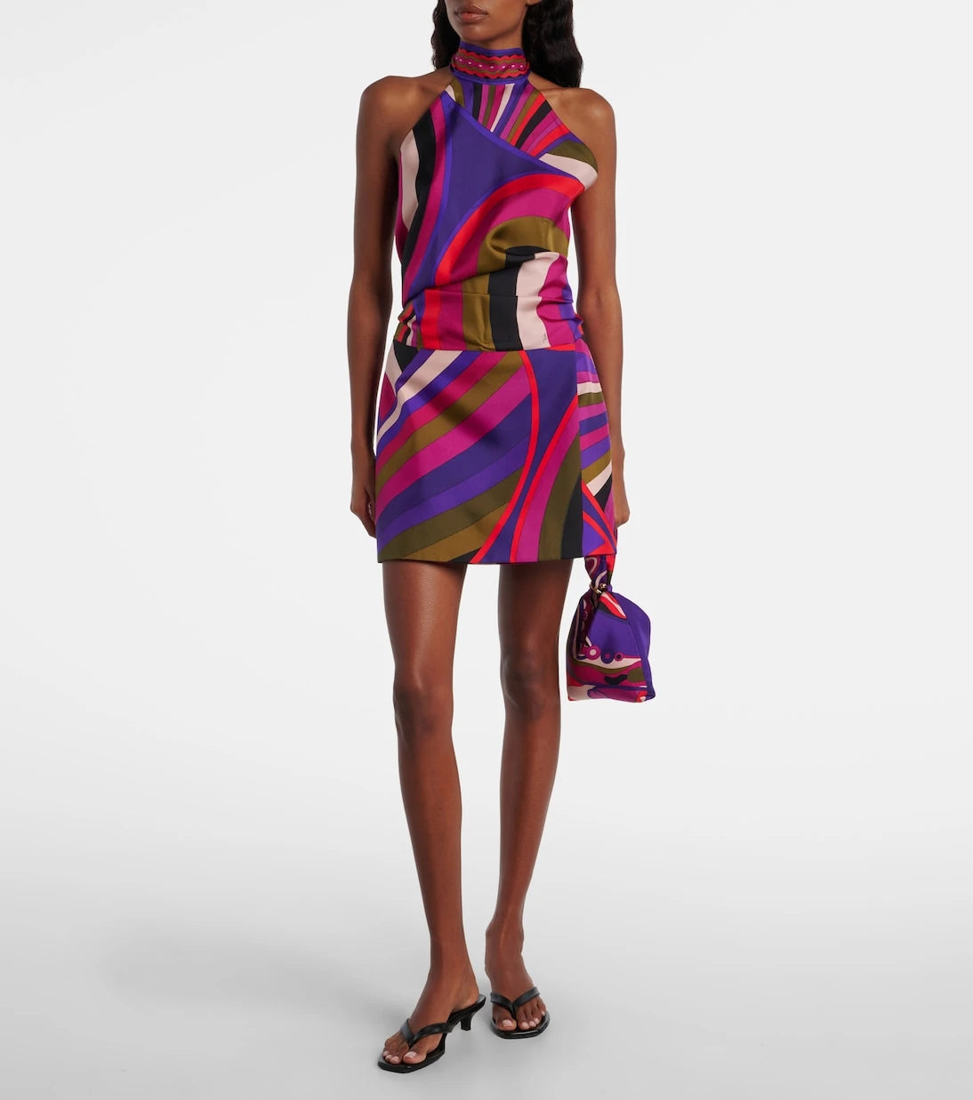 Pucci - Iride silk wrap skirt