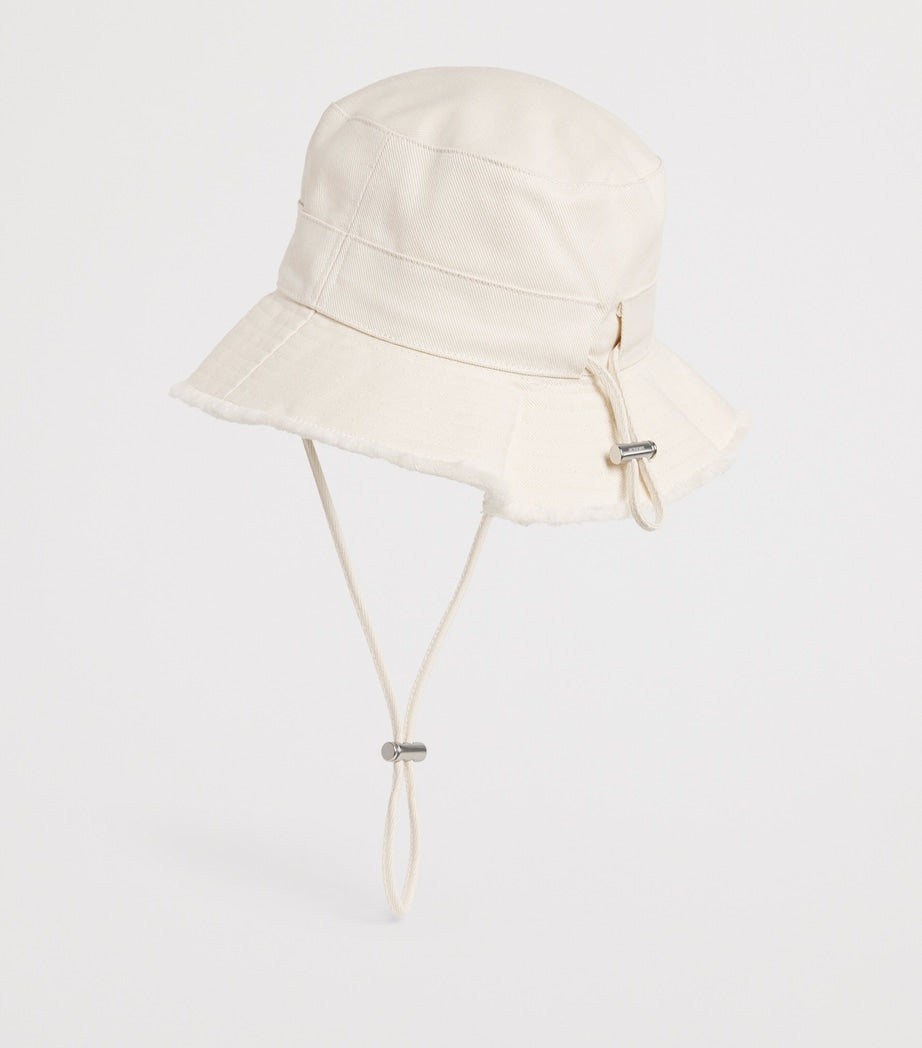 Cotton Artichaut Bucket Hat 110 OFF-WHITE