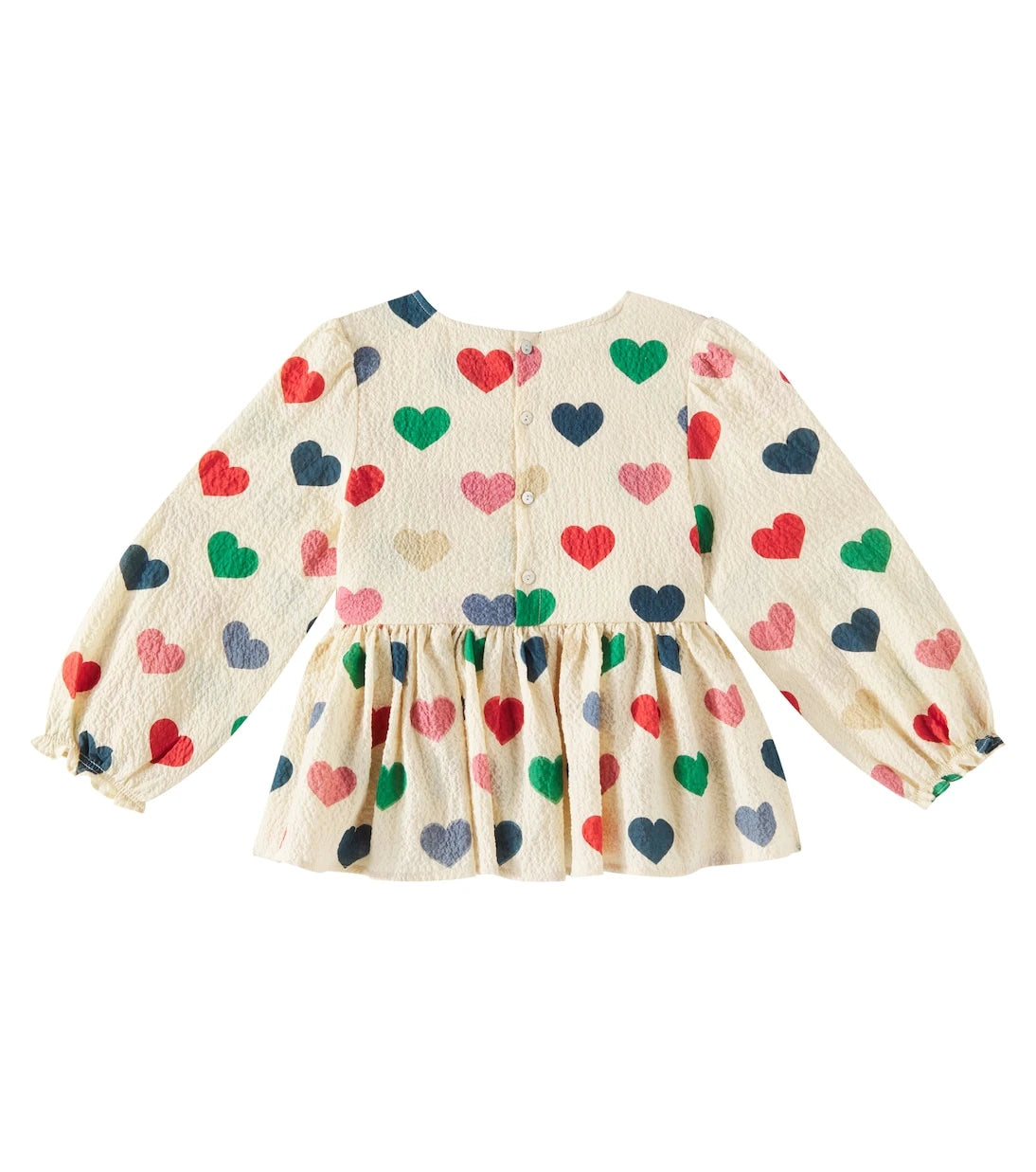 Konges Sløjd - Elin printed cotton seersucker blouse